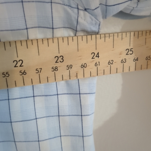 Lacoste Shirt Mens XL Blue Check Quiet Luxury Golf Preppy Business - Picture 4 of 6